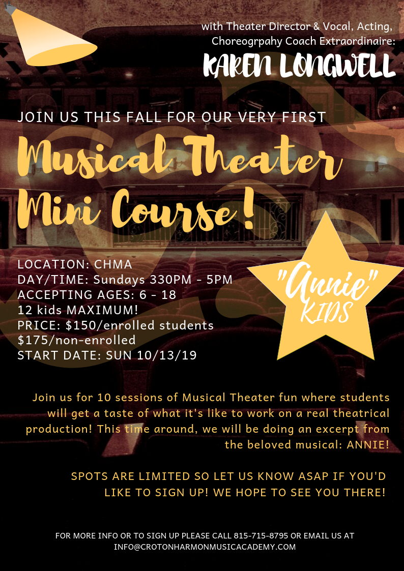 Musical Theater Mini Course!